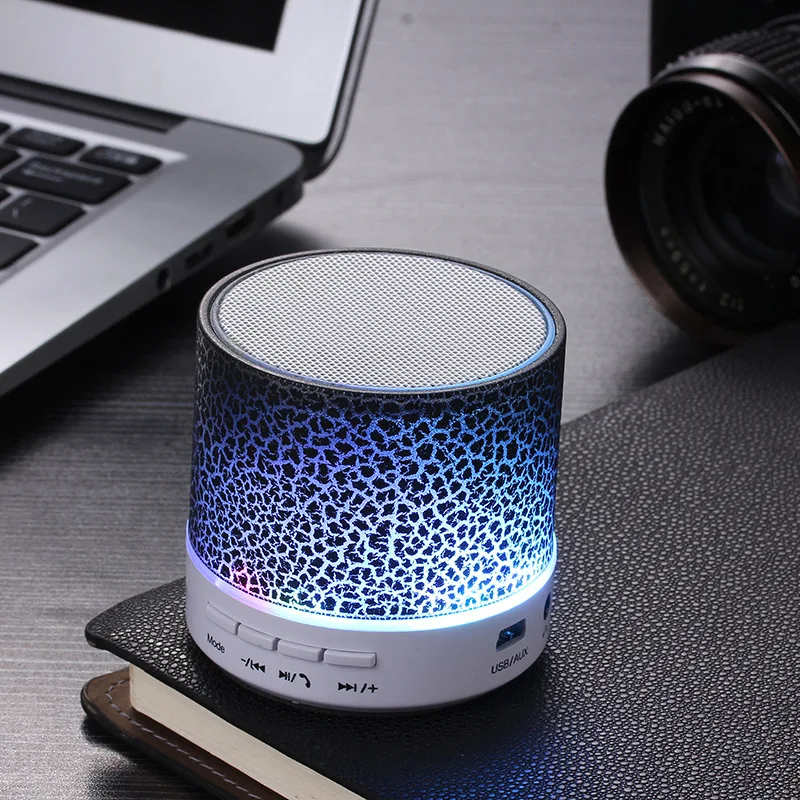 Wholesale portable subwoofer S10 Wireless Speaker car handsfree mini blue tooth loud speaker with led light - ANKUX.COM