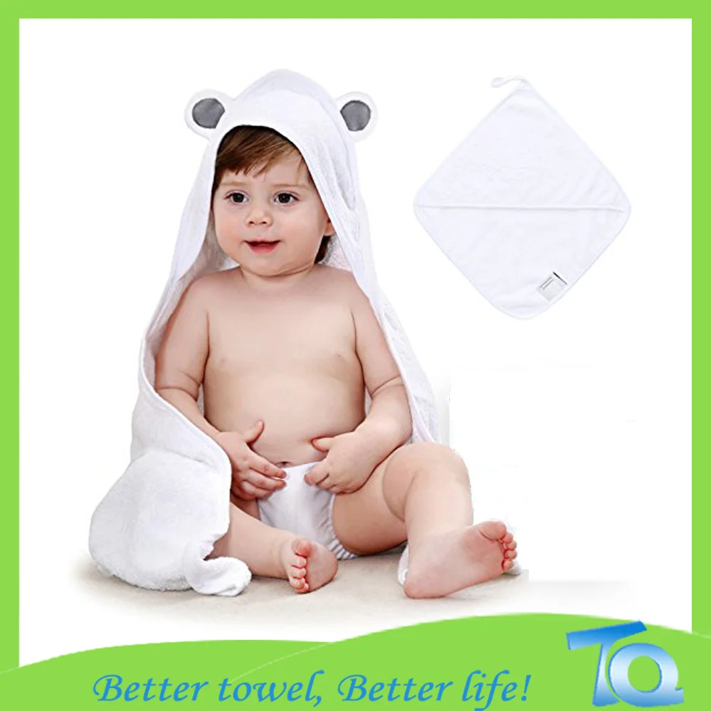 china baby bamboo hooded towel / baby bath towel