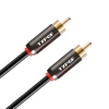 Premium quality 24K gold plated equipments 1 RCA to 1 RCA digital stereo audio cable
