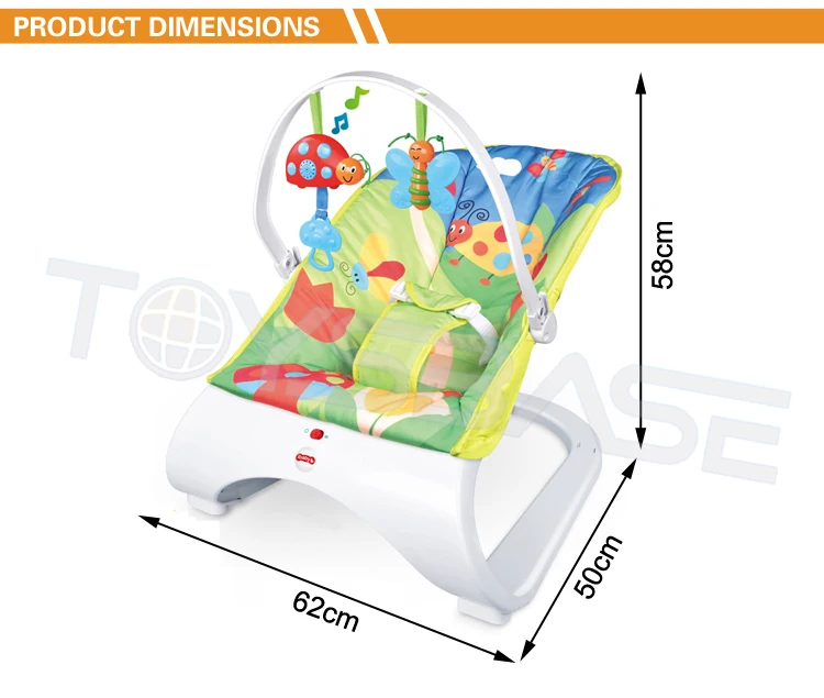 baby bounce chair--new lovely shake music baby rocking chair