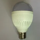 DC 12V 5W LED Emergency Lamp Light Bulb W/ Wire Clips Clamp for Battery
