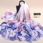 custom made oem indian branded girls fashion silk stoles