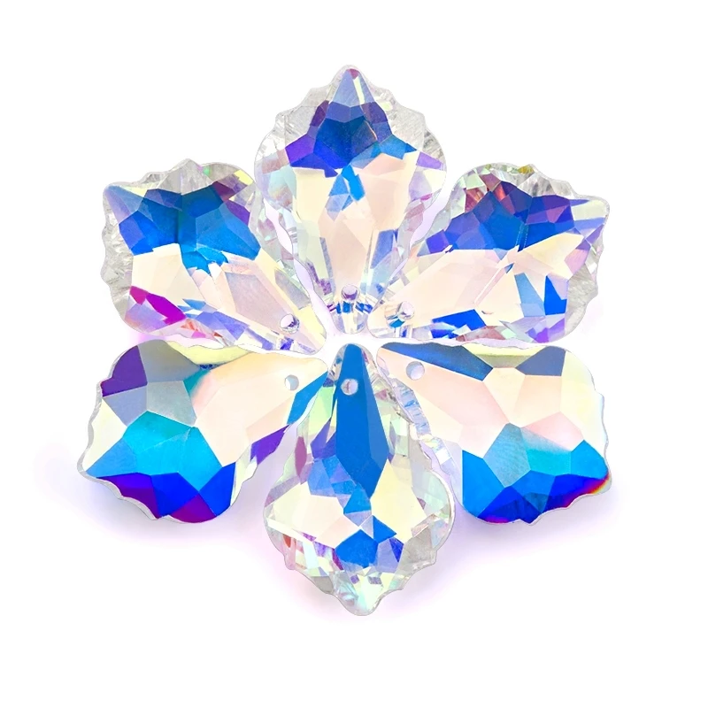 Crystal AB Maple Shape Jewelry Making Glass Beads Shiny Boutique Pendants for Jewelry Decorating, Crystal ab pendants
Crystal AB Maple Shape Jewelry Making Glass Beads Shiny Boutique Pendants for Jewelry Decorating, Crystal ab pendants