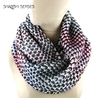 China scarf factory fashion knitting pattern cable snood loop scarf