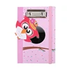 New design Custom school children PU owl clipboard folder