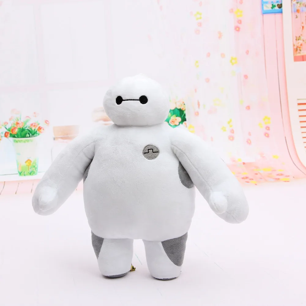 38cm Baymax Robot Big Hero 6 Cartoon Movie Plush Dolls Toy Baymax Robot Stuffed Toys Freeshipping