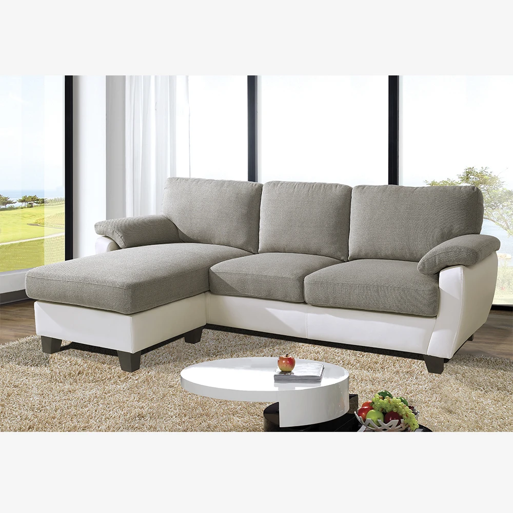 Sala em forma de L reversível projetos conjunto de sofá sofá de canto pequeno