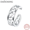 Fashion Style 925 Sterling Silver Adjustable Flower Toe Rings For Women
