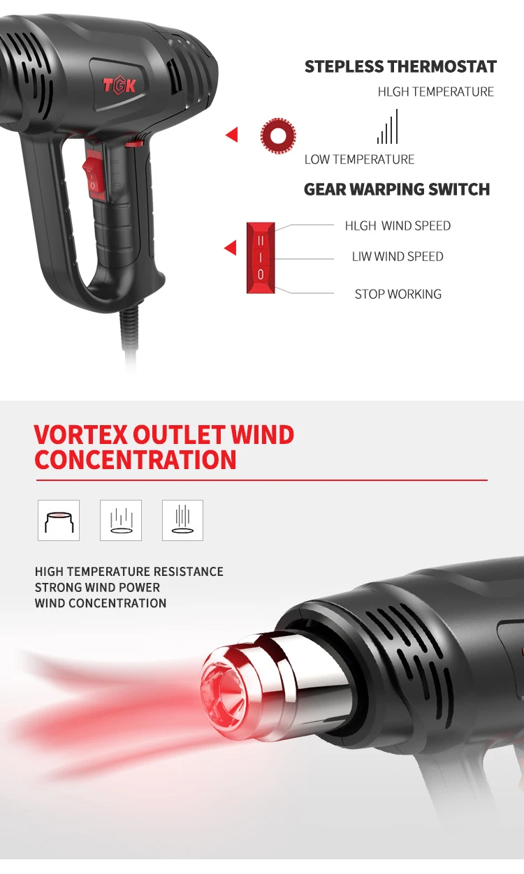 portable electric heat gun for sealing