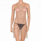 Full Body Chain Dress For Women Body Jewelry Sex Chain Dress Full Body Chain Dress Jewelry 0314A-N01