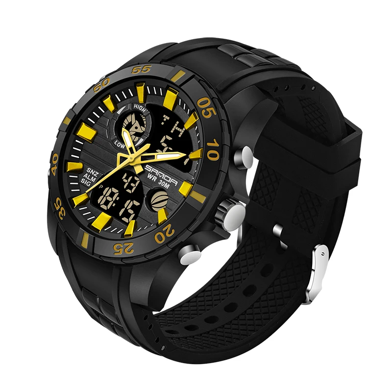 2019 New Sanda 791 Red Black Men Sports Watches Waterproof LED Digital Quartz Men Military Wrist Watch Clock Male relogio
2019 New Sanda 791 Red Black Men Sports Watches Waterproof LED Digital Quartz Men Military Wrist Watch Clock Male relogio