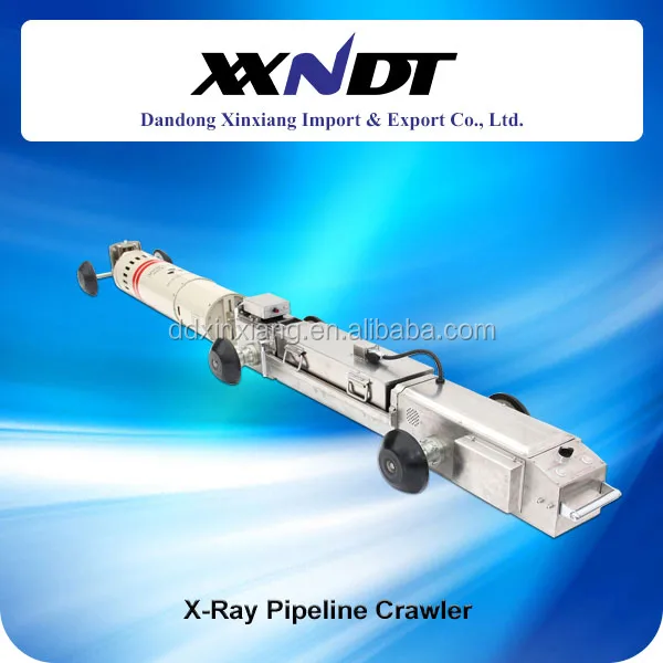Industrial x-ray pipeline crawler inspection machine