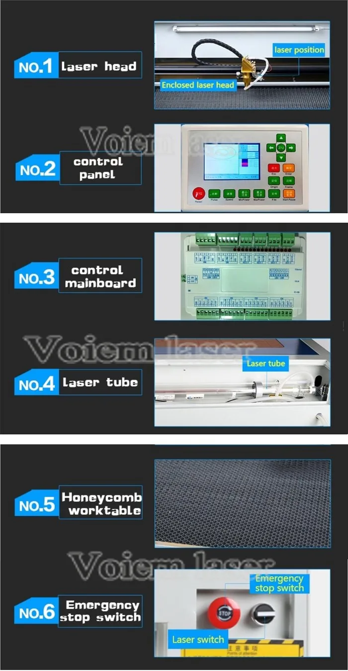 New Style 4060 CO2 Ruida laser engraving and cutting machine, cutter & engraver for non-metal glass wood leather paper acrylic