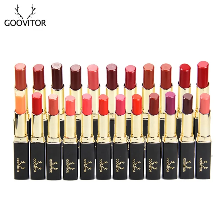 GOOVITOR Matte Velvet Lipstick Organic Lip Balm Makeup Long Lasting Organic Lip Stick China Vendor New 23 Colors
GOOVITOR Matte Velvet Lipstick Organic Lip Balm Makeup Long Lasting Organic Lip Stick China Vendor New 23 Colors