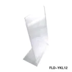 L Shape Acryl Sign Tag Holder Display Stand Clear A3 A4 A5 Acrylic Menu Holder