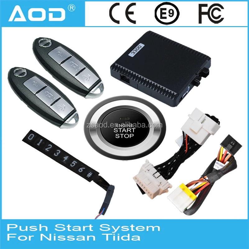 Rfid Smart Key Engine Touch Start Remote Start For Nissan Tiida Buy