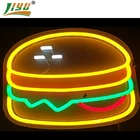 Outdoor waterproof led pizza letter neon sign for shop decoration