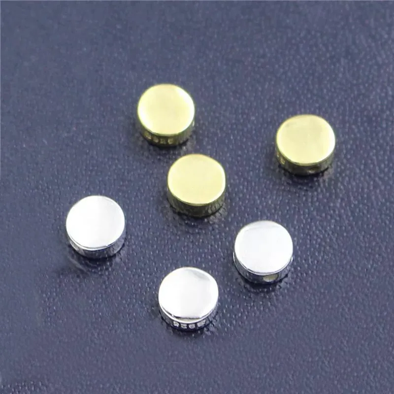 925 sterling silver custom logo round shape spacer metal beads for bracelets necklaces
925 sterling silver custom logo round shape spacer metal beads for bracelets necklaces