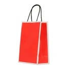 wholesale machine made oem flexo printing stocked white brown kraft paper bag
