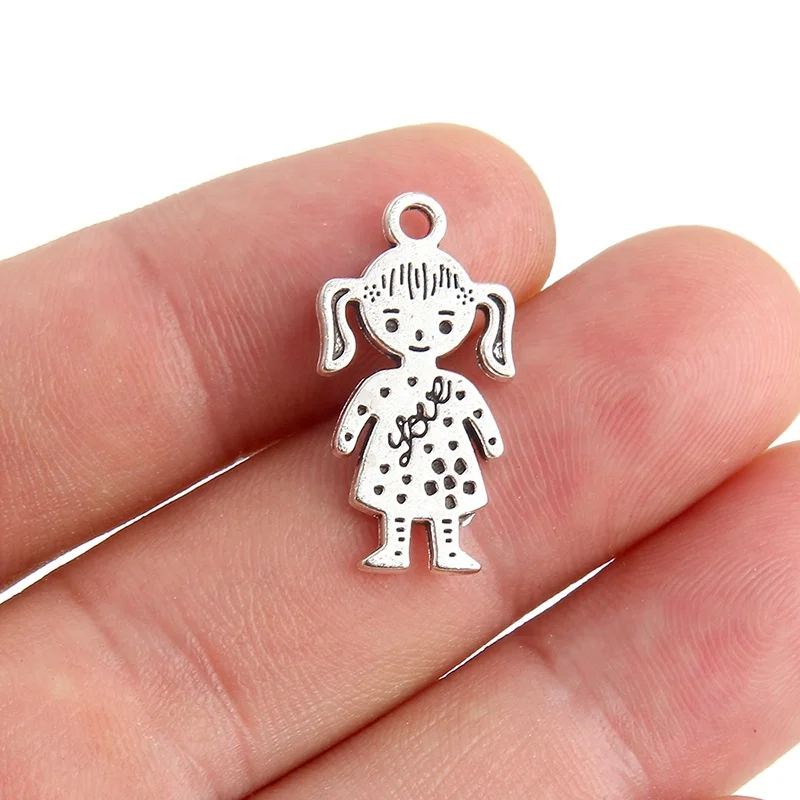 Alloy Children Couple Boys Girls Shapes Fashion Cute Charms For Making DIY Necklace Bracelet Jewelry Accessories, Antique silver
Alloy Children Couple Boys Girls Shapes Fashion Cute Charms For Making DIY Necklace Bracelet Jewelry Accessories, Antique silver