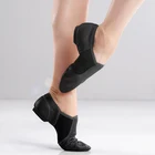 Wholesale Leather Jazz Shoes Black Tan Jazz Dance Shoes