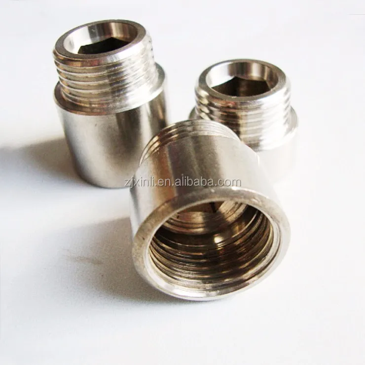 X22301 Female Male 1/2 Inch Thread Stainless Steel Pipe Fitting Extended Adapter