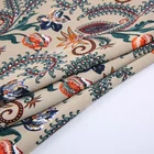 Textiles 100% polyester georgette chiffon printed tropical print fabric