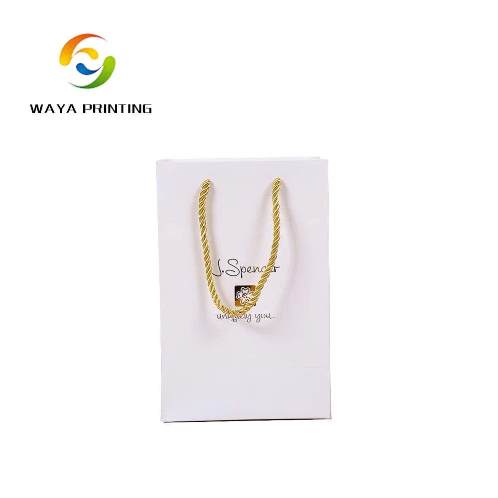 design white printing perfect gift bag deluxe rolex paper bag