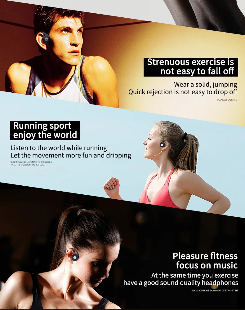hot sale bone conduction hearing aid wireless bone earphone technology inventions 2019 bluetooth bond conduction headset - ANKUX.COM