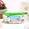 50gsm biodegradable and organic nonwoven/bamboo baby water wipes cloth