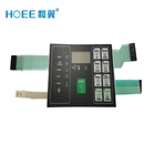 china custom cut hole color membrane switch, large membrane keyboard
