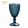 Factory direct cheap crystal coloured wine goblet for Christmas Party