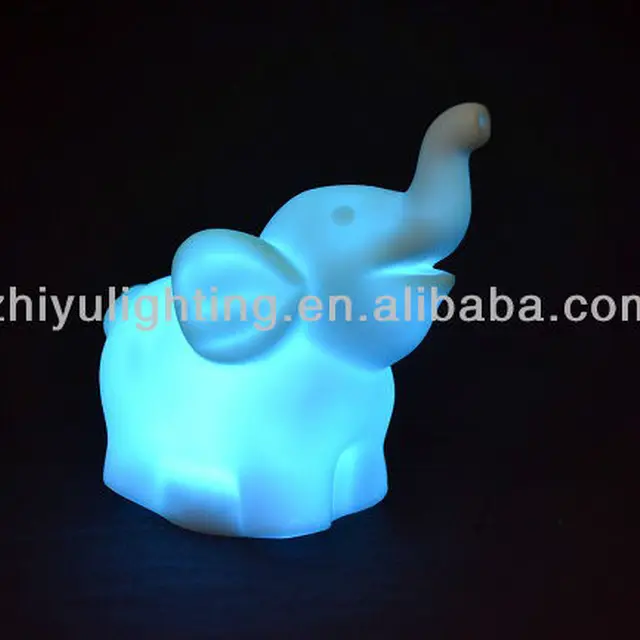led holiday decoration gift elephant night light