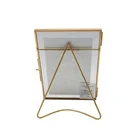 Photo Frame Picture Frame Photo Frame Best Selling Decorative Copper Glass 4x6 Picture Photo Frame