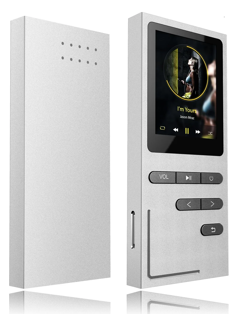 GERUIDA NEW MP4 Music Player, Full Metal MP4 Player With Voice Recorder Loudspeaker Support TF Video FM Watch E-Book Pictures (2)