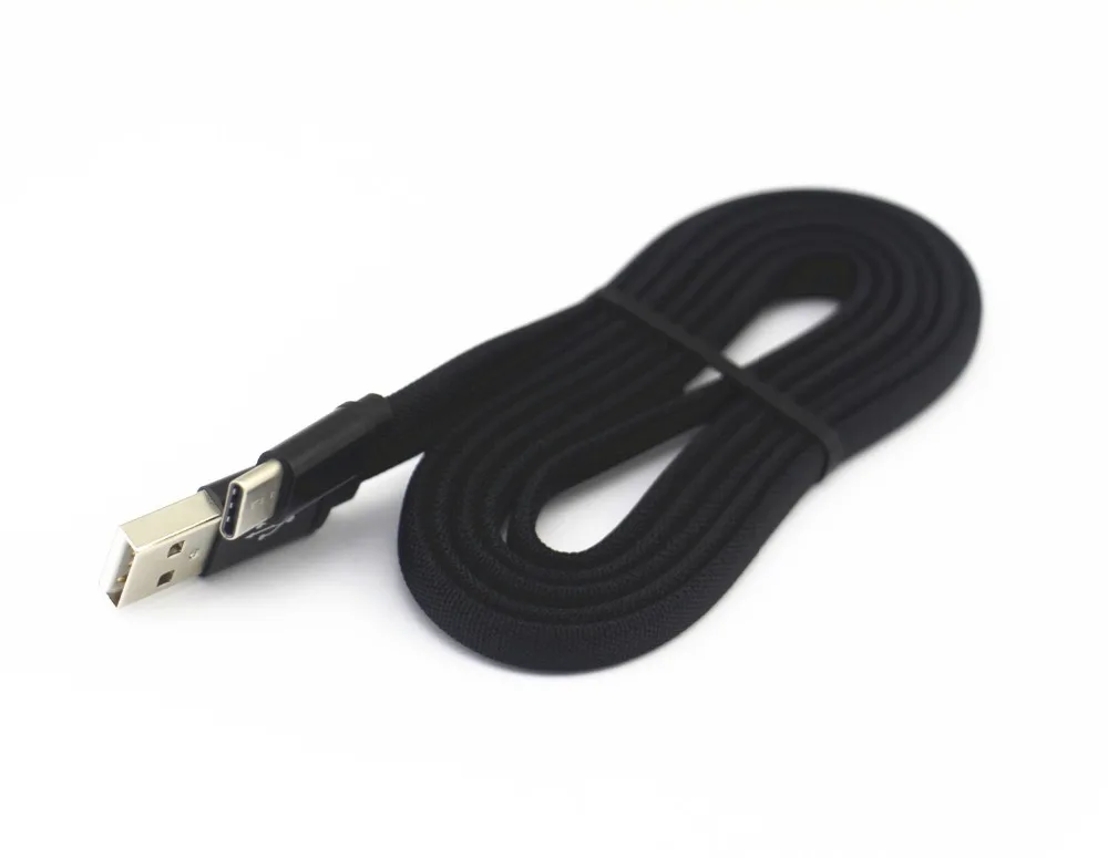 Aluminum alloy nylon braided flat micro usb cable Type C Charging Data Cable For iphone samsung, Black
Aluminum alloy nylon braided flat micro usb cable Type C Charging Data Cable For iphone samsung, Black