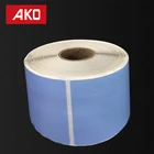 Private Label Design Printing Die Cutting Size Price Barcode Tag PVC Paper Thermal Color Adhesive Sticker Label