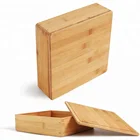 Pan custom engrave logo packaging boxes with magnet bamboo wooden gift box