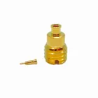 SMP Male Plug Right Angle Blind Mate RF Coaxial Connector