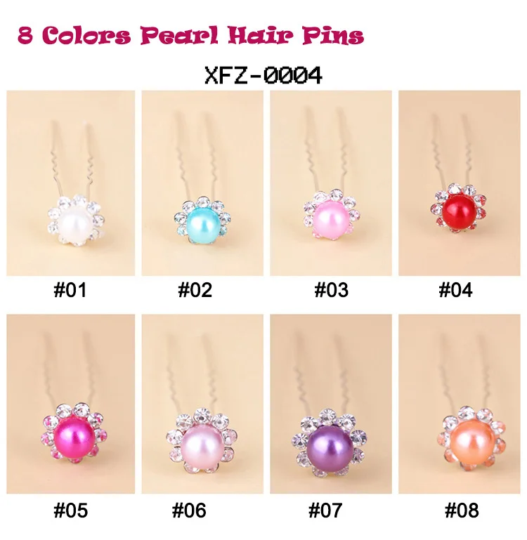 Mix Color 200 Pcs Lot Hot Sale U Shaped Hair Pin Fancy Hair