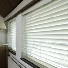 Top Quality Waterproof Interior PVC Fauxwood Venetian blinds for bathroom