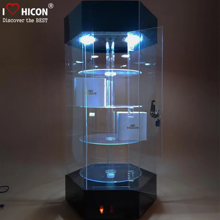 Free Design Lockable Floor Standing Shelves Led Lighting Wholesale