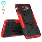 Rugged dazzle flip cover case for Samsung galaxy J7 max cover shock proof kick stand 2 in 1