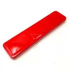 Metal Red Tin Box Tin Box 2 Pcs Red Rectangle Tin Watercolors Package Box With Curved Lid