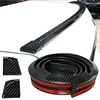 1.5M Universal car Roof Turning Car rear Spoiler Carbon Fiber Black for Rear Lip