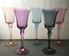 Wholesale Elegant Stemware China Factory Colored Wine Glass for Wedding Restaurant