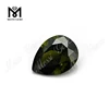 Synthetic large size 15x20mm pear cut olive cubic zirconia gemstone