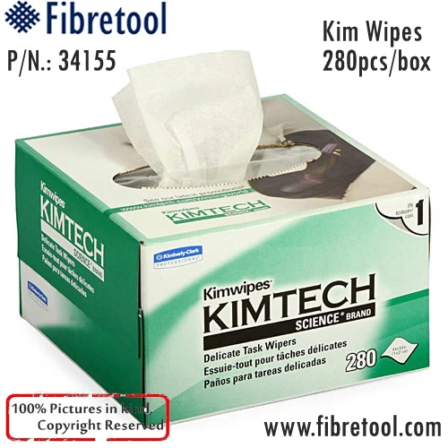 Fiber Optic Tools Cleaning KimWipes