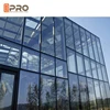 Exterior Facade construction aluminum invisible curtain wall design glass cladding