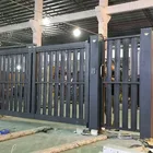 Swing Gate Swing Normal Design Aluminum Alloy Front Main Swing Gate For House